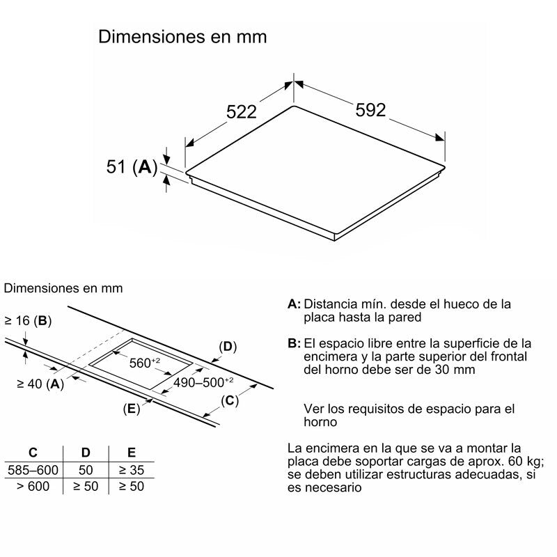 Placa Inducción Balay 3EB960AH 60 cm (1)