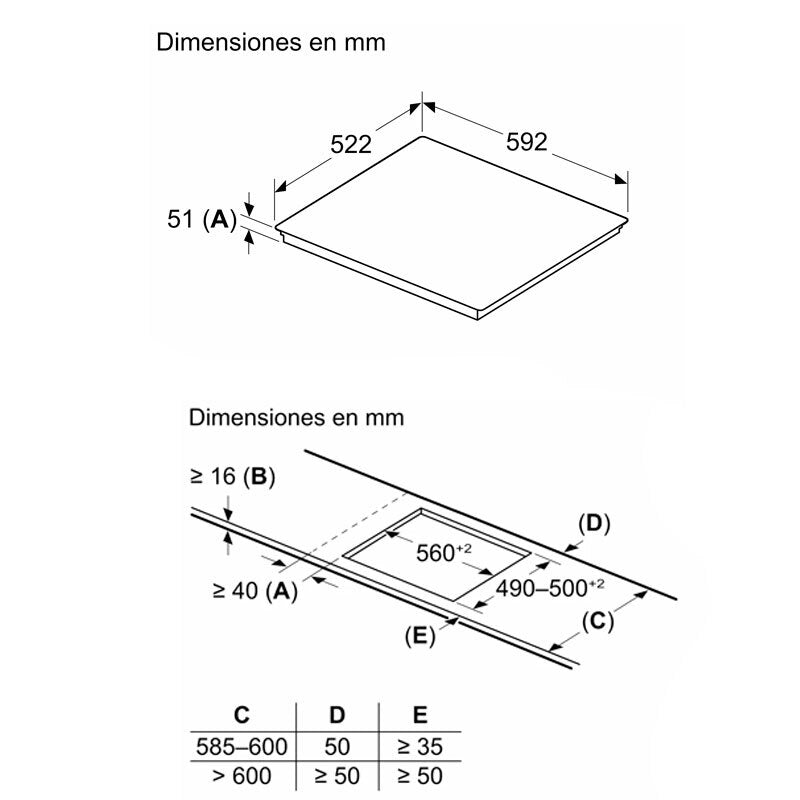 Placa Inducción Balay 3EB967AH 60 cm (1)