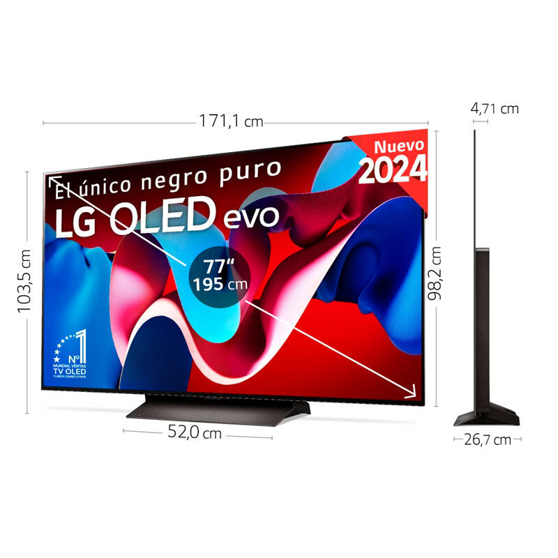 TV LG OLED77C44LA.AEU OLED Evo 4K 77" (1)