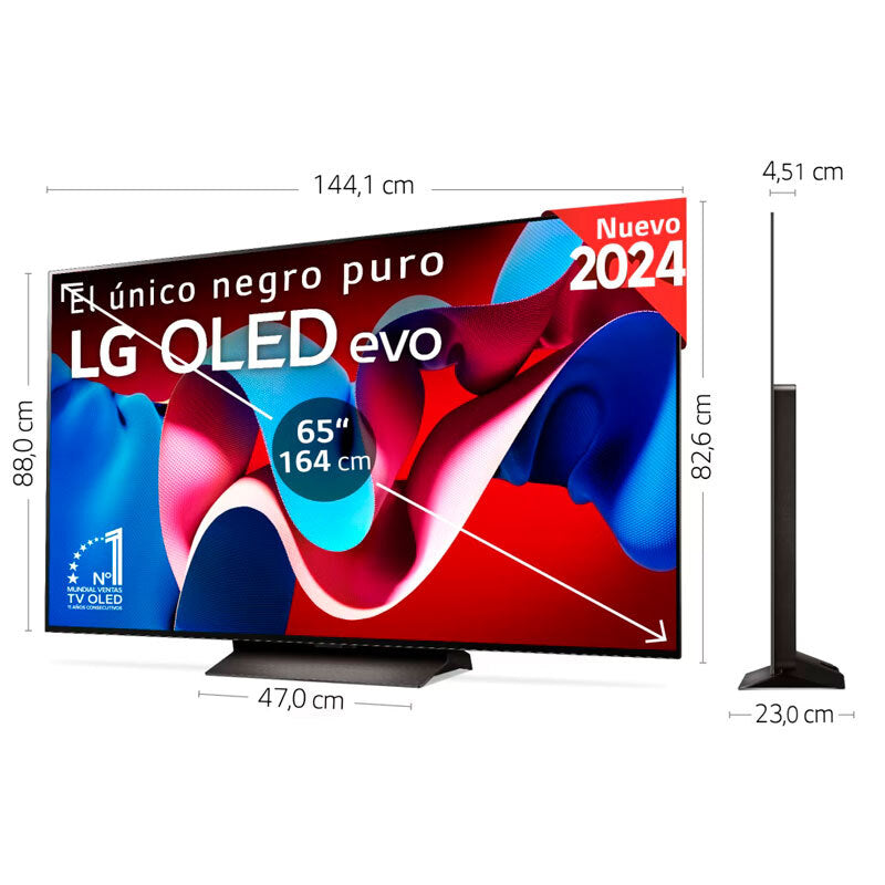 TV LG OLED65C44LA.AEU OLED Evo 4K 65" (1)