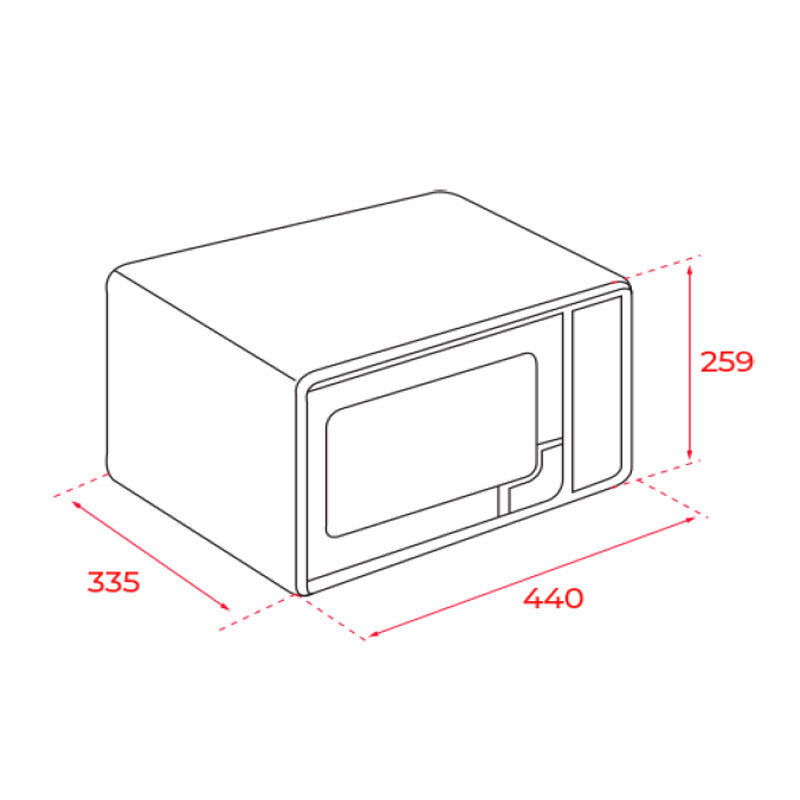 Microondas Teka MWFS20G Negro (1)