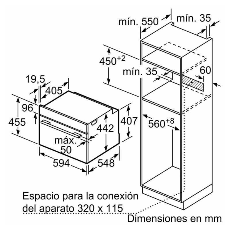 Horno Balay 3CB5159B3 Cristal Blanco (1)