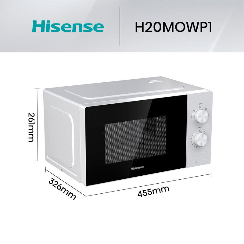 Microondas Hisense H20MOWP1 Blanco (1)