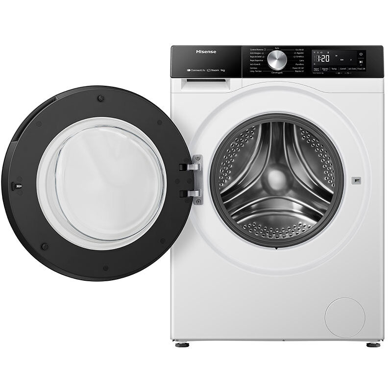 Lavadora Hisense WF3S9043BW3 9 Kg (1)