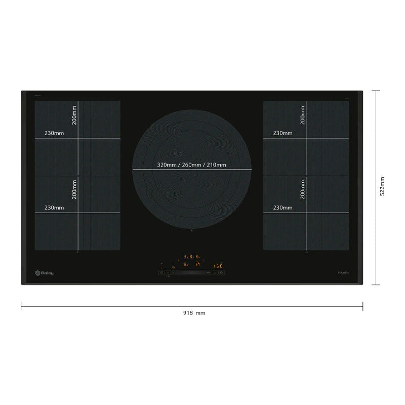 Placa Inducción Balay 3EB999LH 90 cm (2)