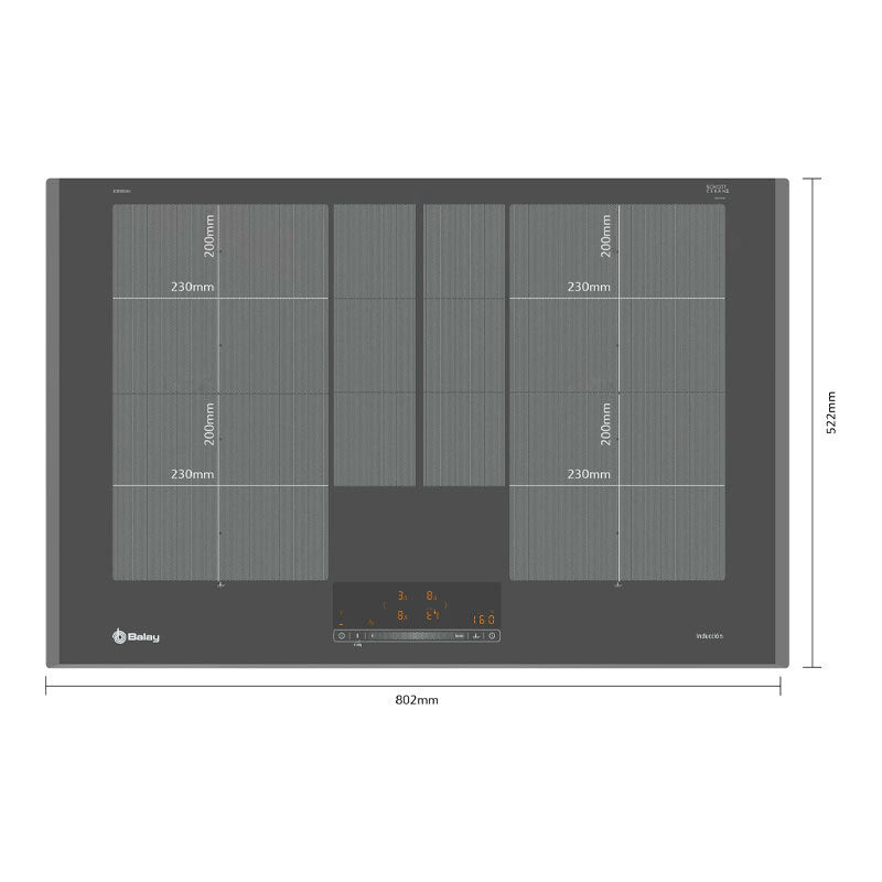 Placa Inducción Balay 3EB980AH 80 cm (2)