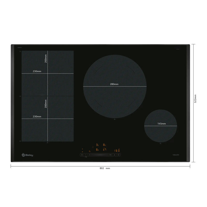 Placa Inducción Balay 3EB989LH 80 cm (2)