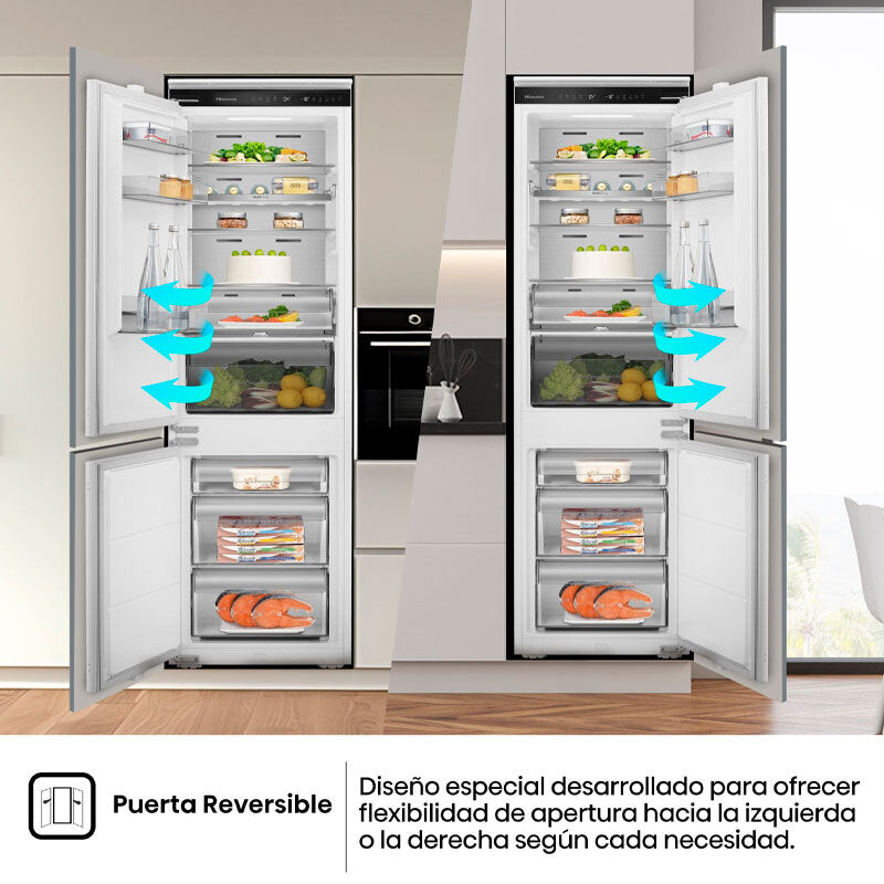 Frigorífico Combi integrable Hisense RB3B250SAWE (3)