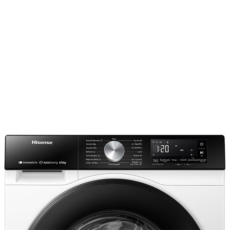 Lavasecadora Hisense WD3S8045BW3 8Kg (2)