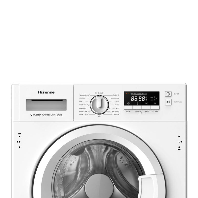 Lavasecadora integrable Hisense WD3M841BWIES 8Kg (3)