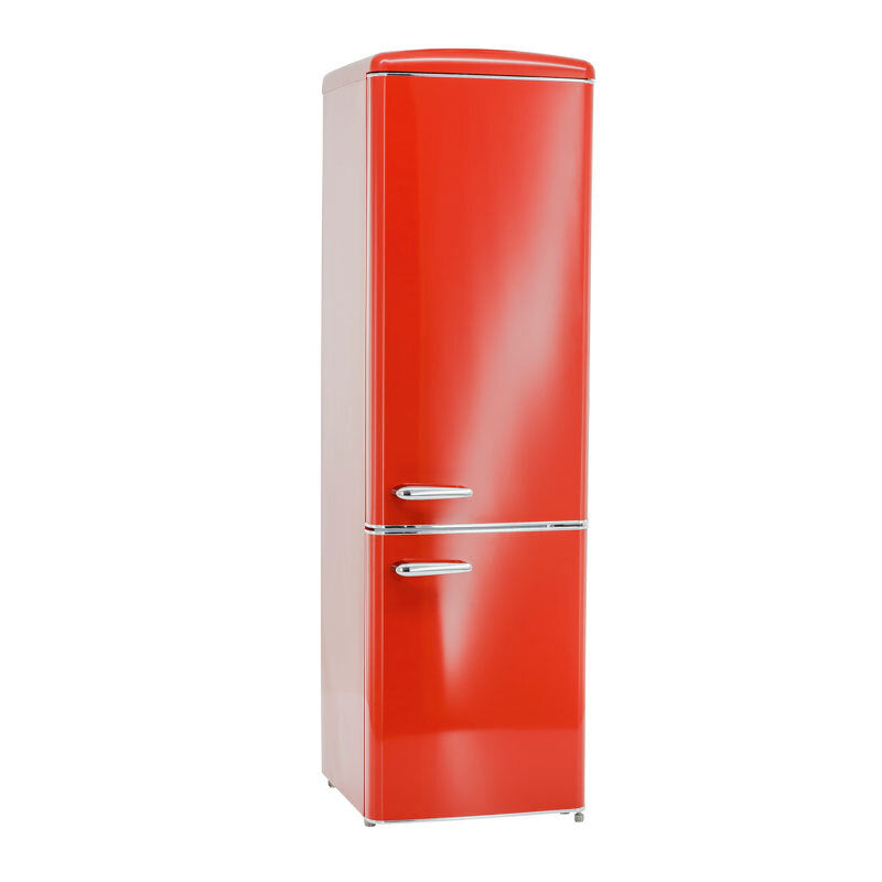 Frigorífico Combi Exquisit RKGC250-70-H-160E Rojo (4)