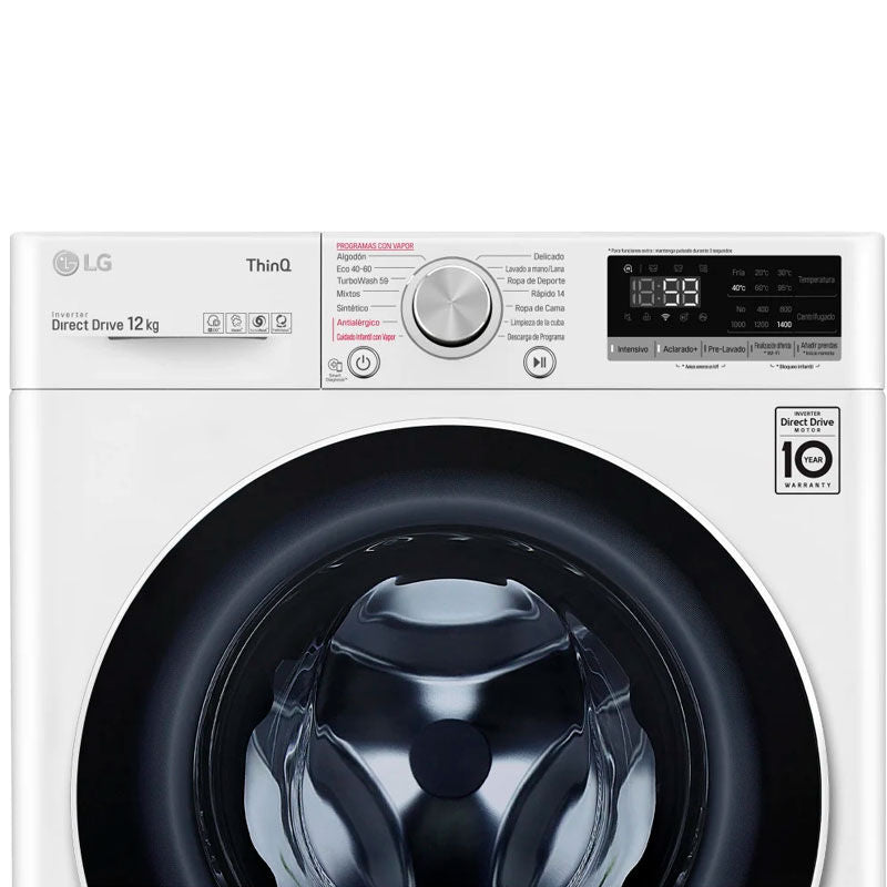 Lavadora LG F4WV5012S0W 12Kg (4)