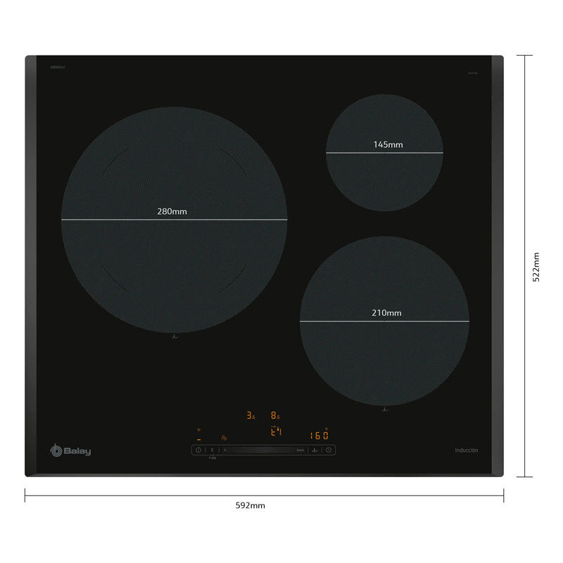 Placa Inducción Balay 3EB965LH 60 cm (4)