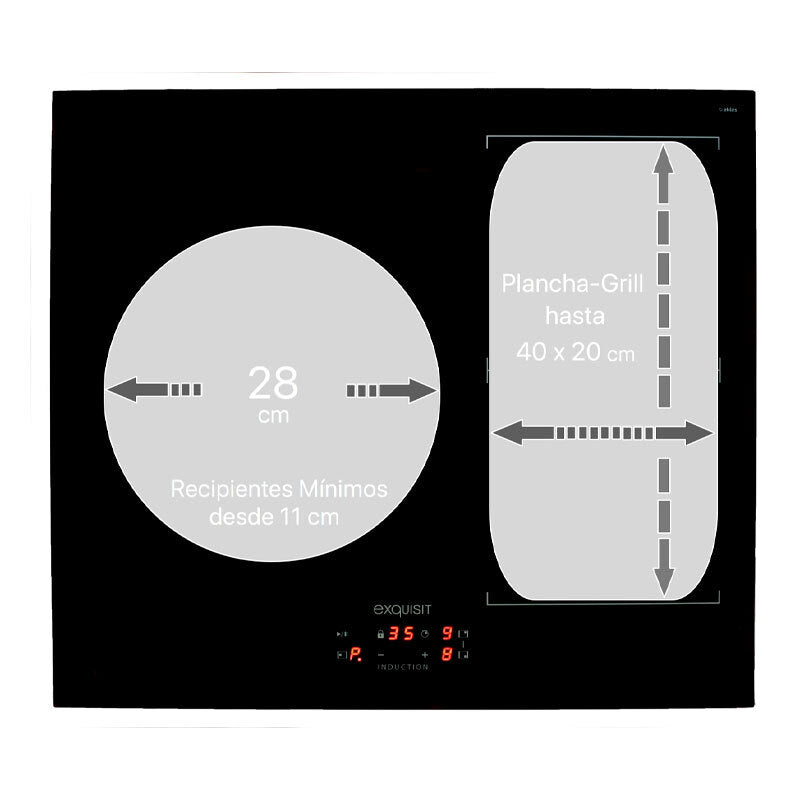 Placa Inducción Exquisit EKI 653F 60 cm (4)