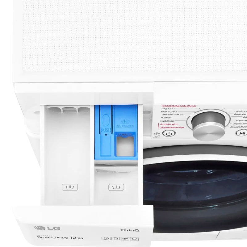 Lavadora LG F4WV5012S0W 12Kg (5)