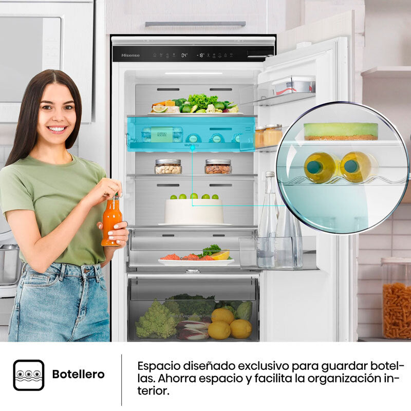 Frigorífico Combi integrable Hisense RB3B250SAWE (6)