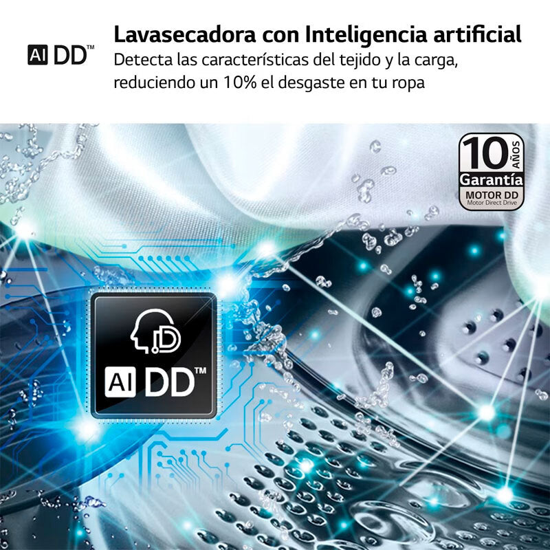 Lavasecadora LG F4DR9513A2W 13 Kg (7)