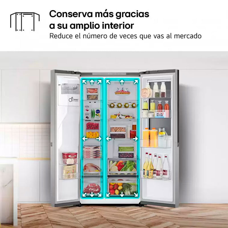 Frigorífico Americano LG GSXE80PYBD Inox (7)