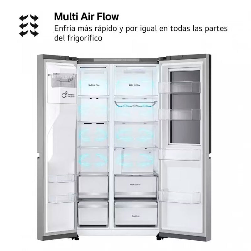 Frigorífico Americano LG GSXE80PYBD Inox (9)