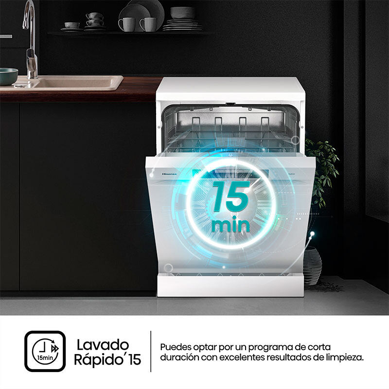 Lavavajillas Hisense HS642C60W 60 cm (9)