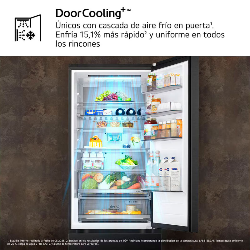 Frigorífico Combi LG GBBW726CEV Grafito (7)