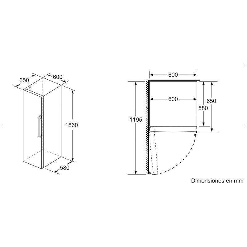 Frigorífico 1 Puerta Siemens KS36VVXDP Inox (1)