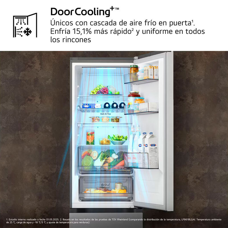 Frigorífico Combi LG GBBS312APY Inox (7)