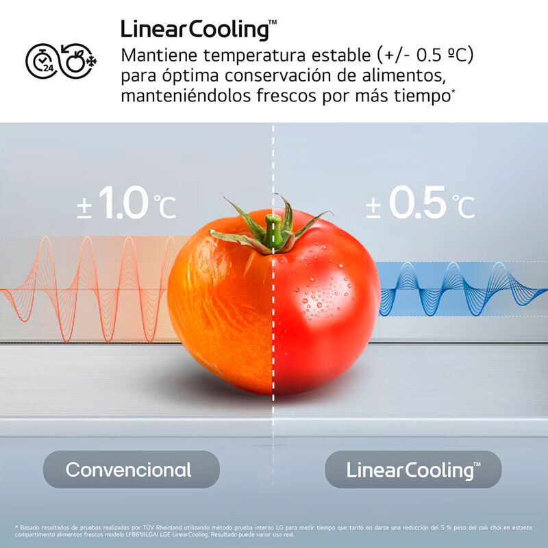 Frigorífico Combi LG GBBS312APY Inox (9)