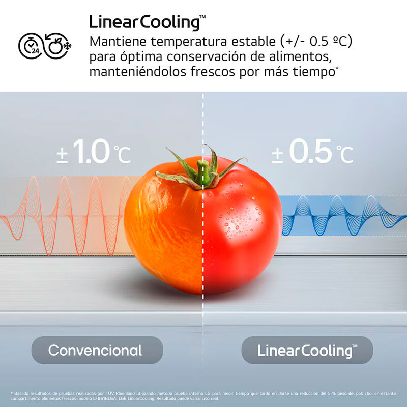 Frigorífico Combi LG GBBS312CPY Inox (9)