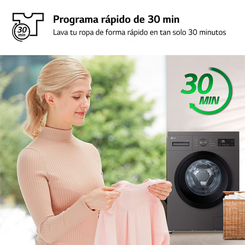 Lavadora LG F4A10S8NDK 8Kg (7)