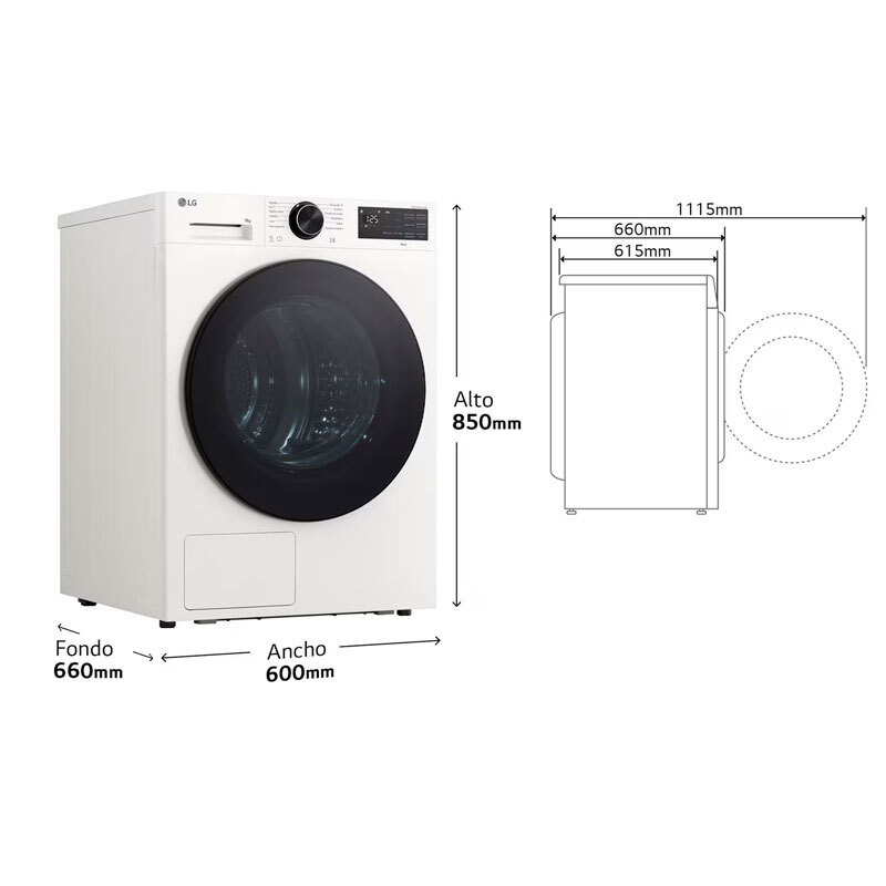 Secadora LG RHX5009TLB 9Kg (1)