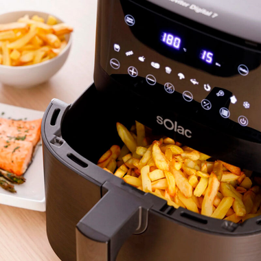 Freidora de Aire Solac FA1521 Leviter Digital 7 (1)
