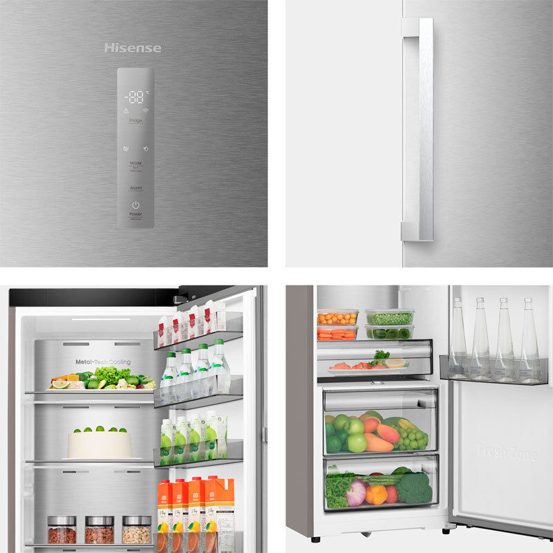 Frigorífico 1 Puerta Hisense RL3K370SAIE1 Inox (3)