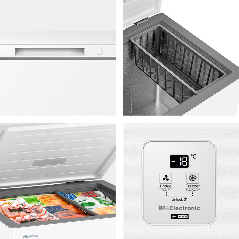 Arcón Hisense FT145N1AWDL Blanco (4)