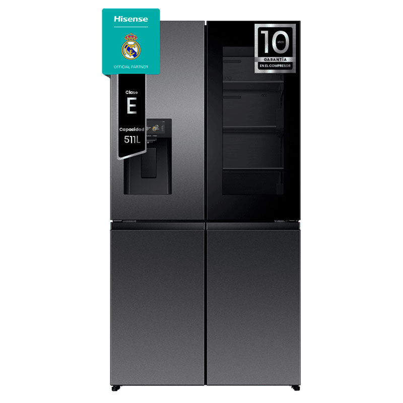 Frigorífico Americano Hisense RQ600P7SKE Negro