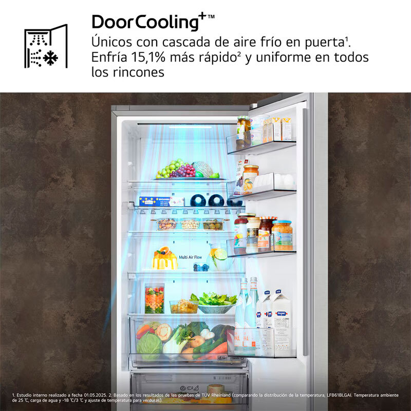 Frigorífico Combi LG GBBS322BPY Inox (7)