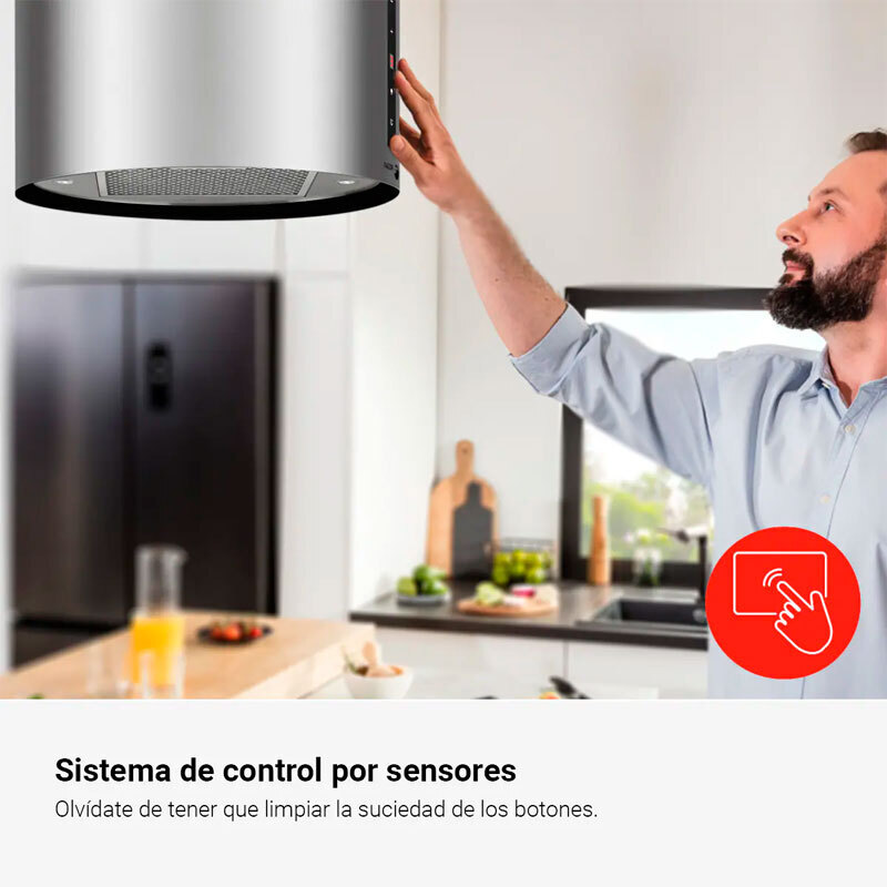Campana de isla Fagor 3CFC-455IX Inox 39 cm (2)