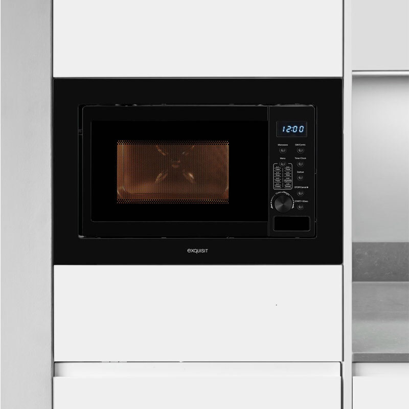 Microondas integrable Exquisit EMW 20-DG-020 Negro (3)