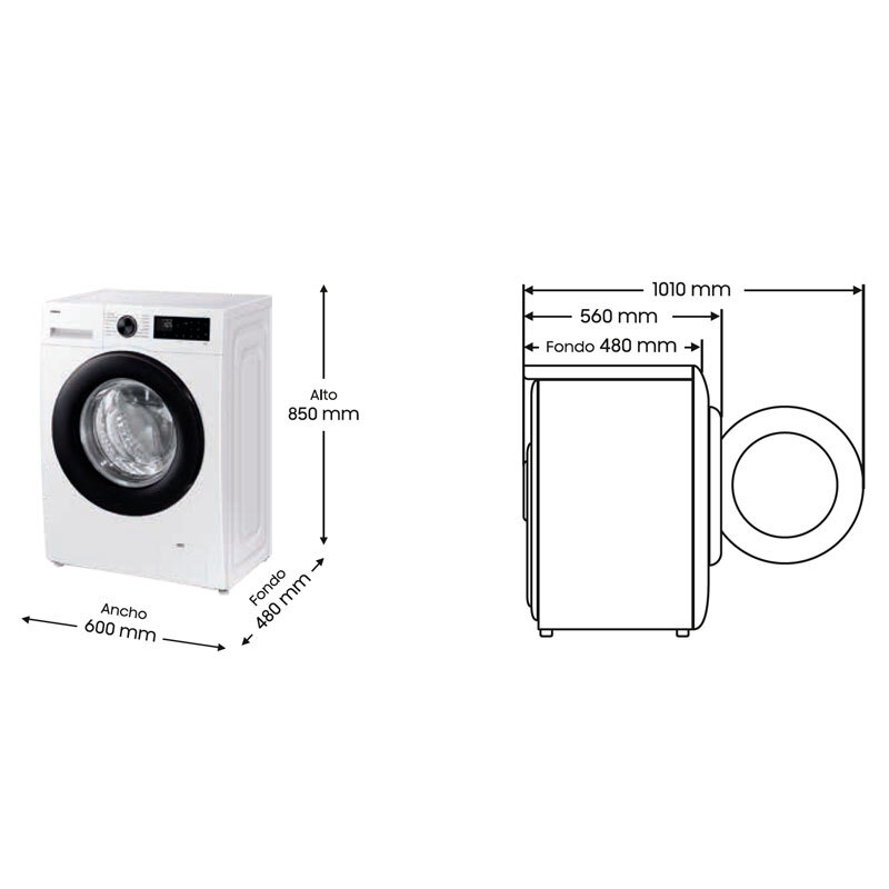 Lavadora Samsung WW90DG5G34AEEC 9Kg (1)