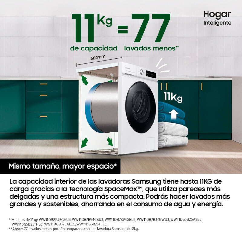 Lavadora Samsung WW11DG5B25AEEC 11Kg (5)