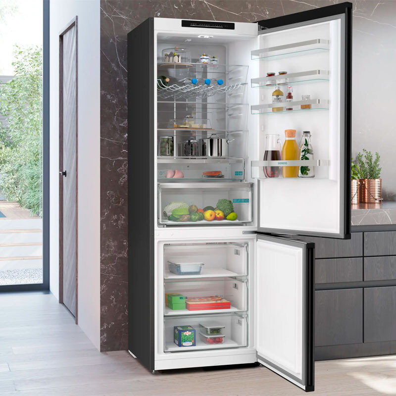 Frigorífico Combi Siemens KG49NVXCG Acero Negro (2)