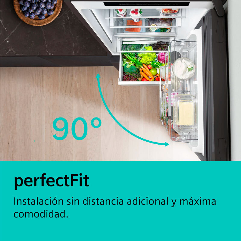 Frigorífico Combi Siemens KG39NVXCG Acero Negro (9)