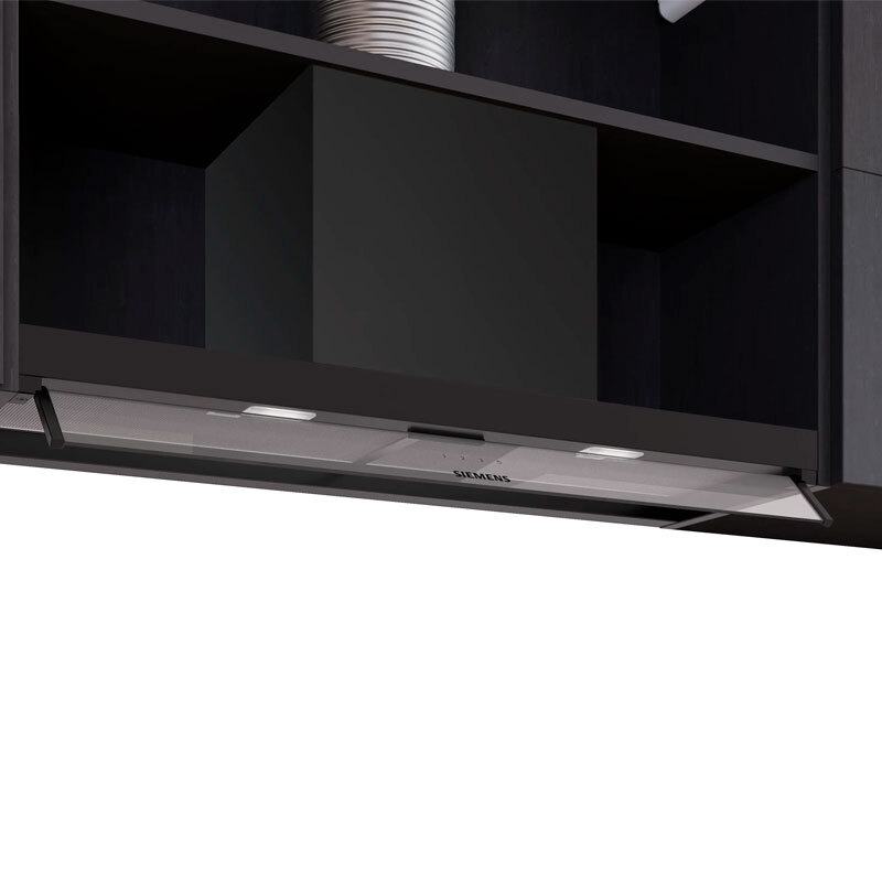 Campana decorativa Siemens LJ95BCC60 Negro Mate 90 cm