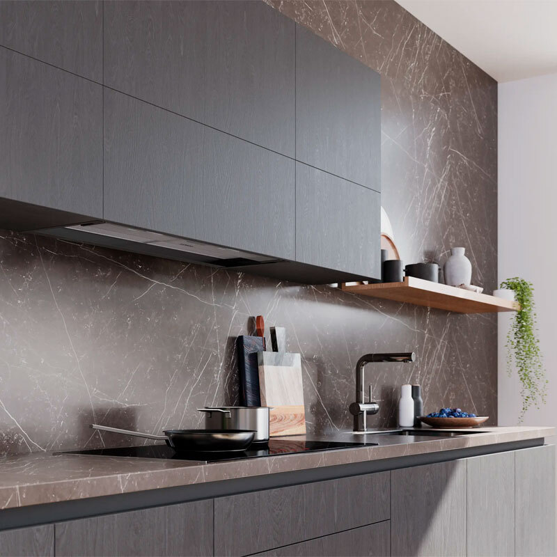 Campana decorativa Siemens LJ95BCC60 Negro Mate 90 cm (3)
