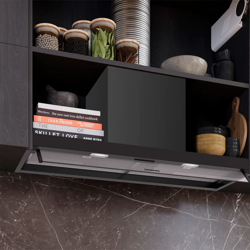 Campana decorativa Siemens LJ95BCC60 Negro Mate 90 cm (6)