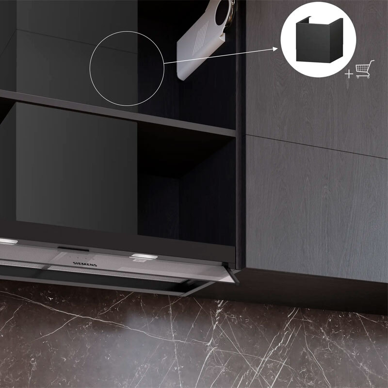 Campana decorativa Siemens LJ95BCC60 Negro Mate 90 cm (8)