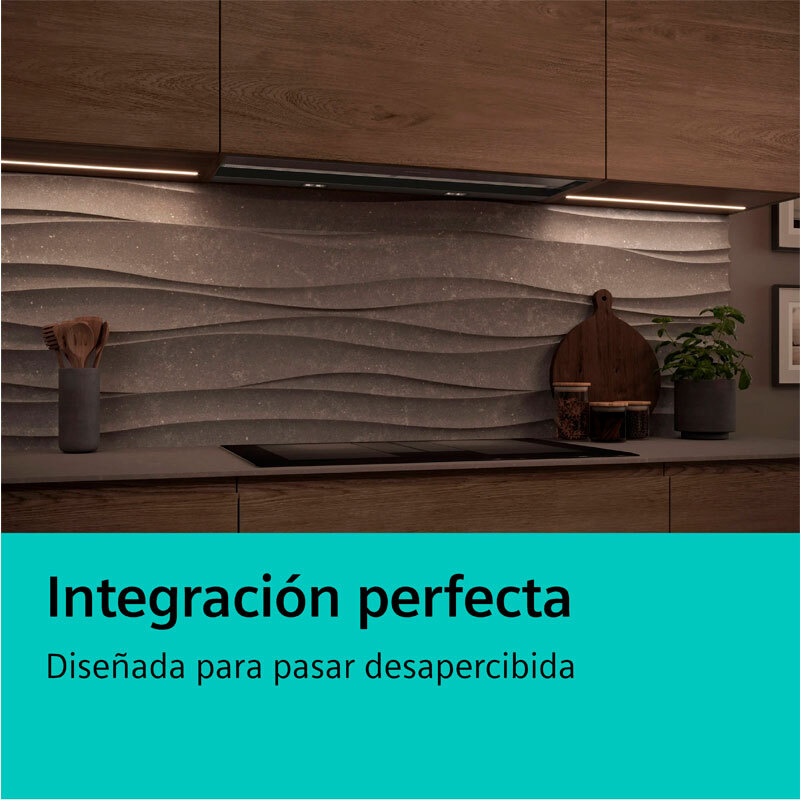 Campana decorativa Siemens LJ95BCC60 Negro Mate 90 cm (9)