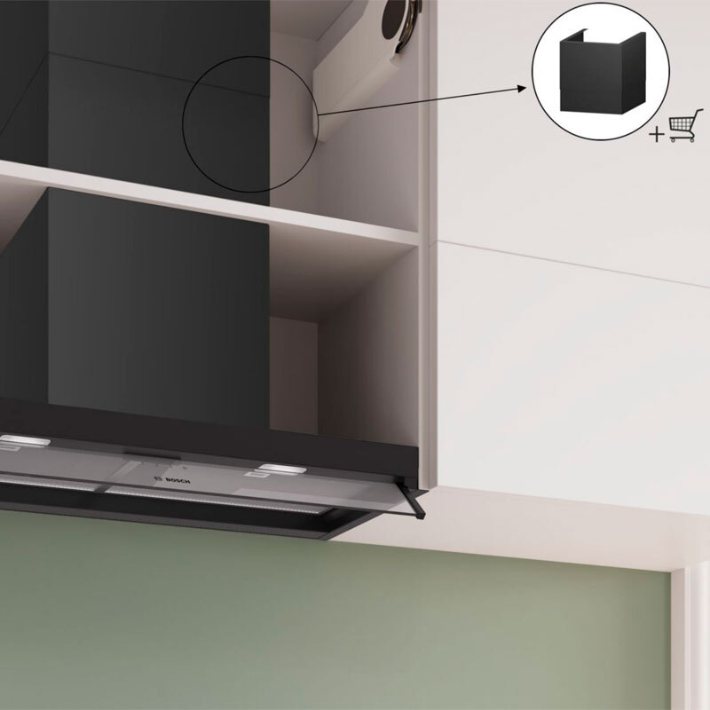 Campana integrable Bosch DBB85CC60 Negro Mate 80 cm (6)