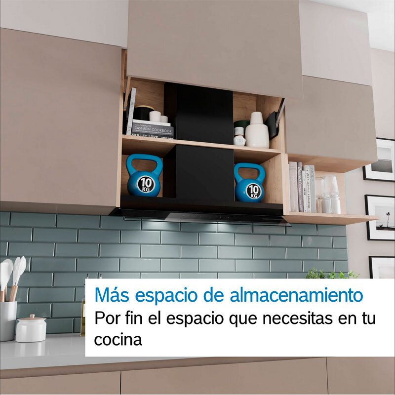 Campana integrable Bosch DBB85CC60 Negro Mate 80 cm (8)