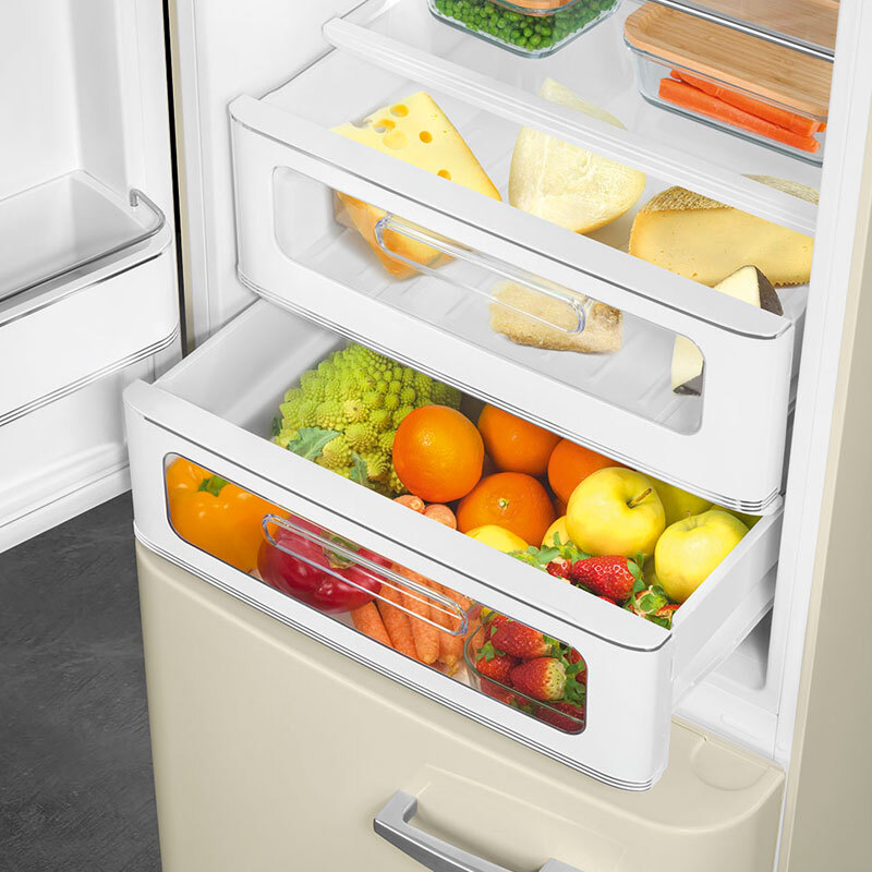 Frigorífico Combi Smeg FAB32LCR6 Crema (4)